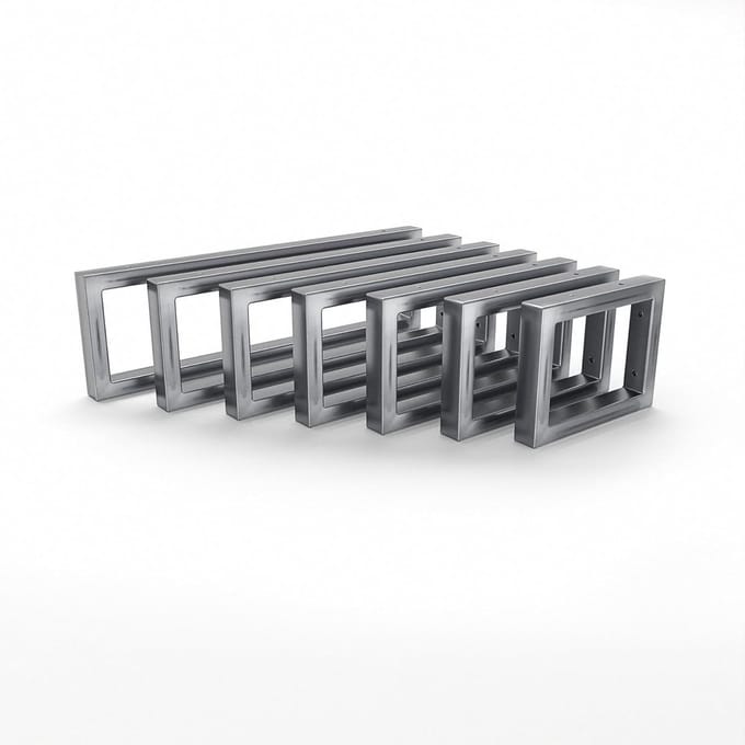 Wastafelhouder Set - Ondersteuning Plaat - Badkamer Installatie - Zware Lastdrager - 35 cm Diep - Blanke Lak