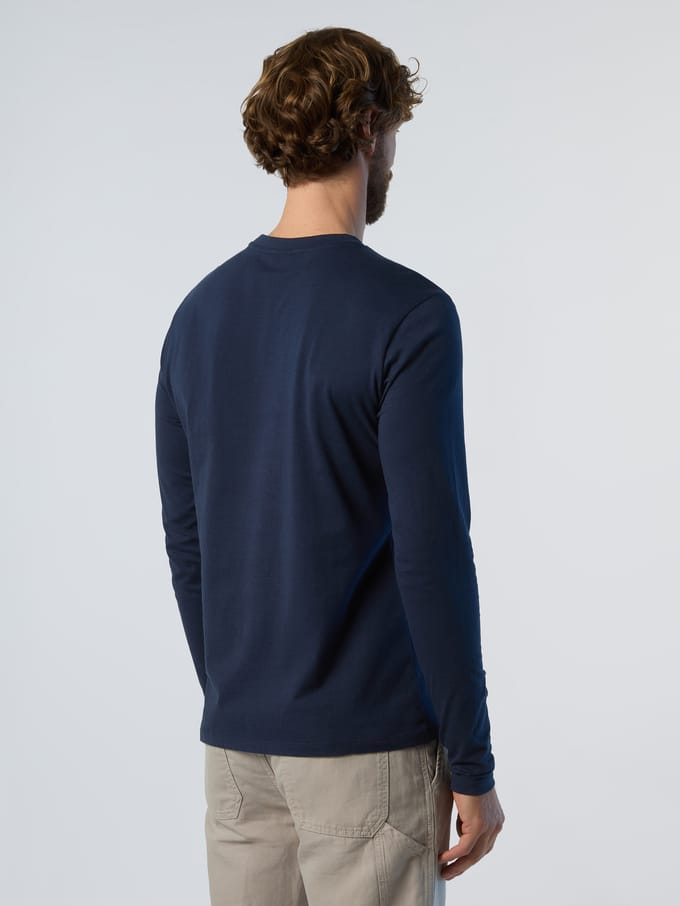 North Sails T-shirt Long-sleeved with logo patch