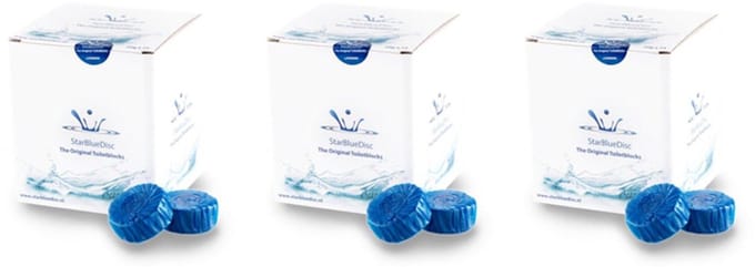 Starbluedisc toiletblokjes 72 stuks blauw