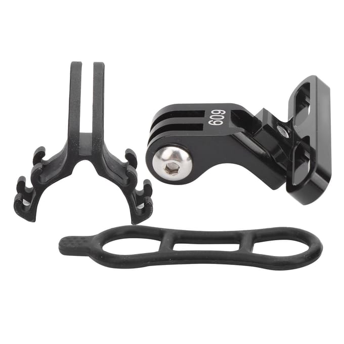 609 Aluminiumlegering Actiecamera Adapter voor GoPro Fietsbeugel Verlengstuk Stuurbevestiging black