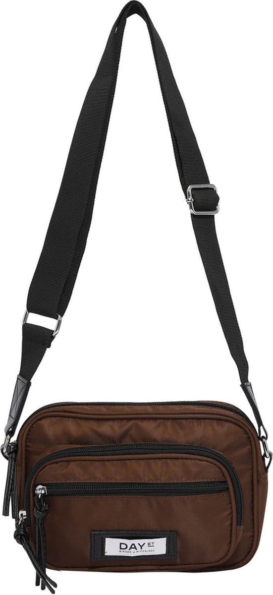 DAY ET Schoudertas Gweneth Classic Crossbody Bag Potting Soil Brown Bruine