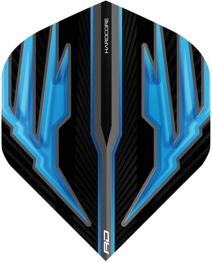Red Dragon Hardcore Radical Black & Blue - Dart Flights