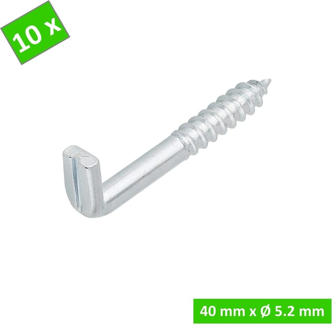 TQ4U Sleufduim - 40 mm - Ø 5,2 mm - Verzinkt - 10 stuks