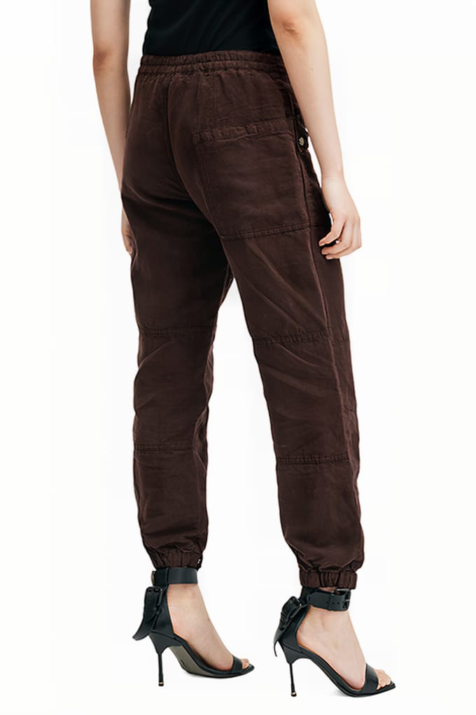 AllSaints Val Trouser Dark Wine Red Taglia: 6 | Pantaloni Outlet | Donna | Rosso