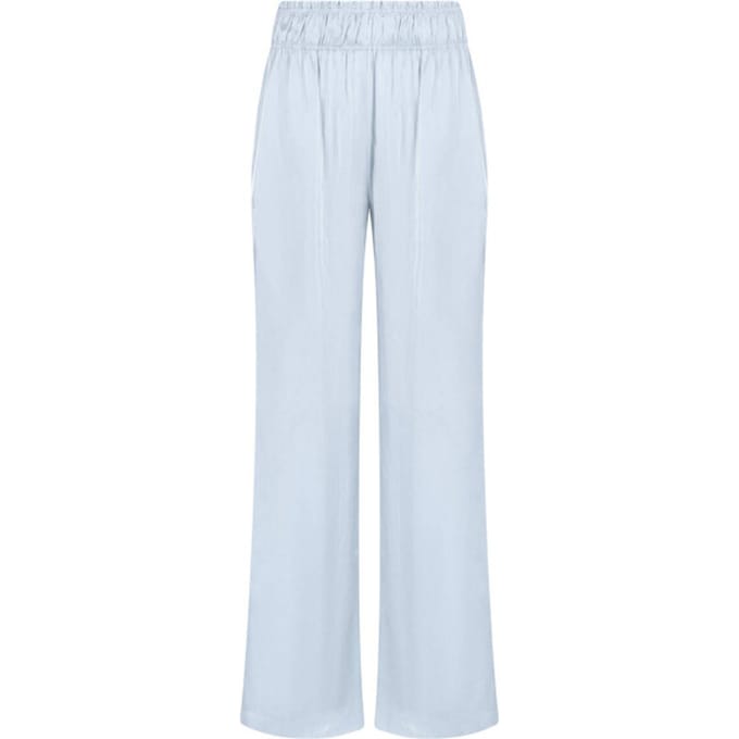 NUKUS Rubi Pants Shiny Broeken Dames - Lichtblauw - Maat S