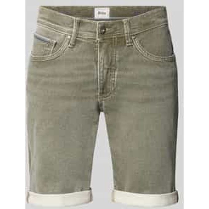 slim fit korte jeans van katoenmix model 'CHRIS'