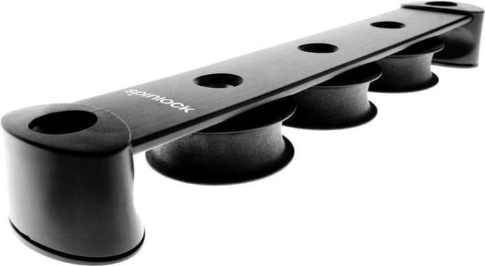 Spinlock 3 Sheave Deck Organiser Katrol Ondersteuning 50 Mm Zwart