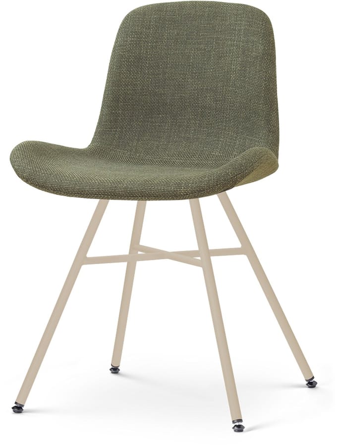 Nolon Noa-Fé Eetkamerstoel Forestgroen - Beige Onderstel - Comfortabel - Modern - Stoffen