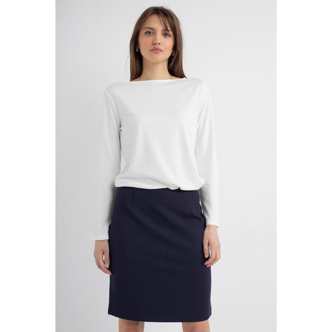 Josephine & Co Pip Skirt Dark Navy Größe: 42 | Midiröcke Outlet | Damen | Blau