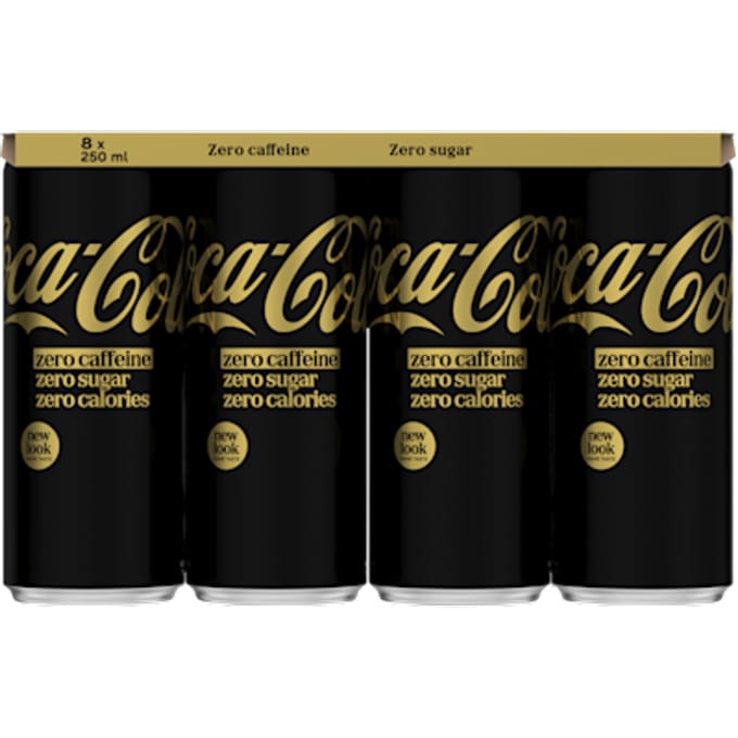 Coca-Cola Zero Sugar Zero Caffeine Frisdrank - 8 x 250 ml