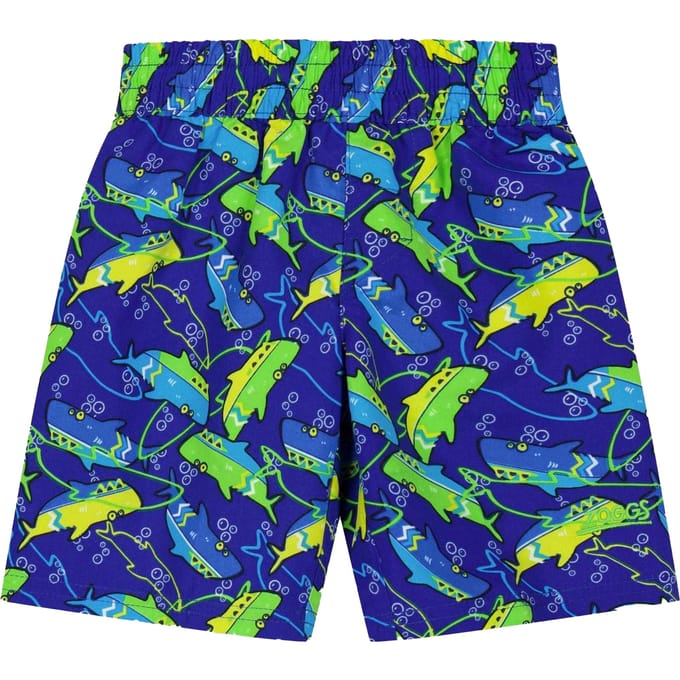 Zoggs Jongens Shark Zwemshort (Blauw)