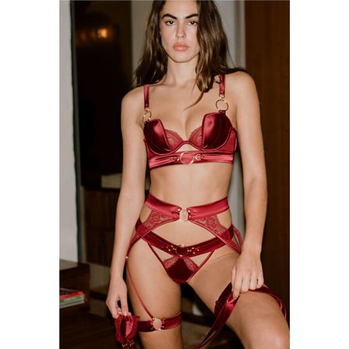 Hunkemöller Voorgevormde longline beugel bh Marjolein Rood