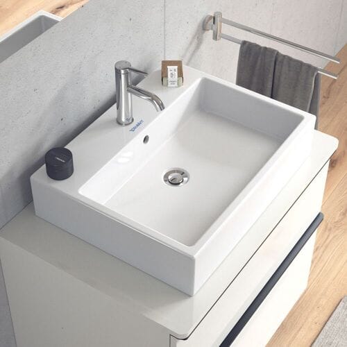 Duravit Vero Air - Meubelwastafel 60x47 cm, met overloop, met kraangat, wit 2350600027
