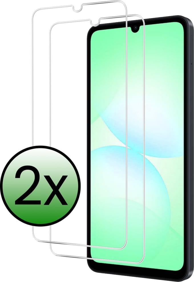 Screenprotector - 2 Stuks Geschikt voor Samsung Galaxy A07 - Extra Sterk - Beschermglas - Gehard Glas - Tempered Glass - Screen Protector