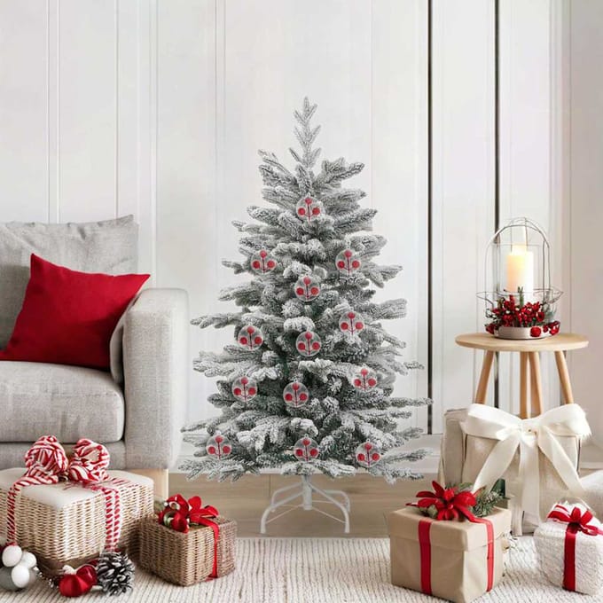 vidaXL Kerstbal Set 25 st Transparant Ø 8 cm Kunststof