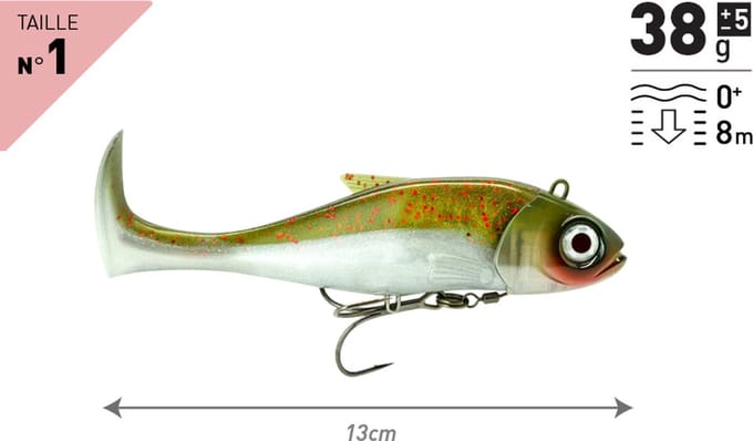 Fiiish Blaster Shad Combo White Coco White Coco