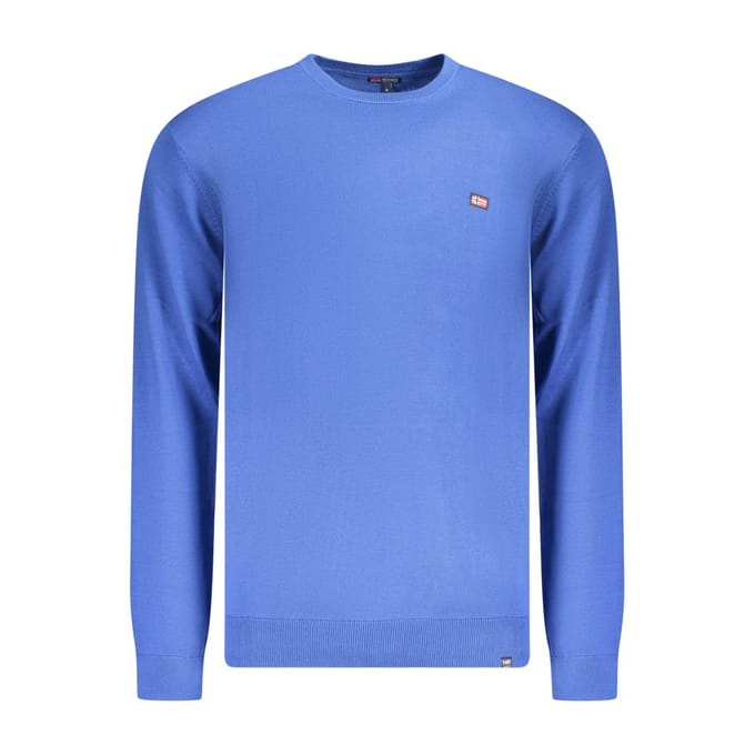 Noorwegen 1963 Blauwe Katoenen Herentrui
