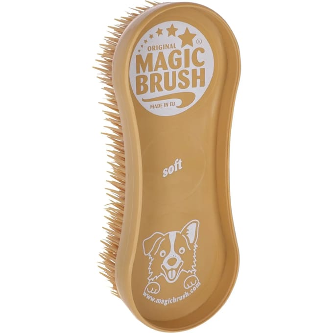 Kerbl MagicBrush Soft Sandstorm voor honden 16,5x6,5x3cm hond