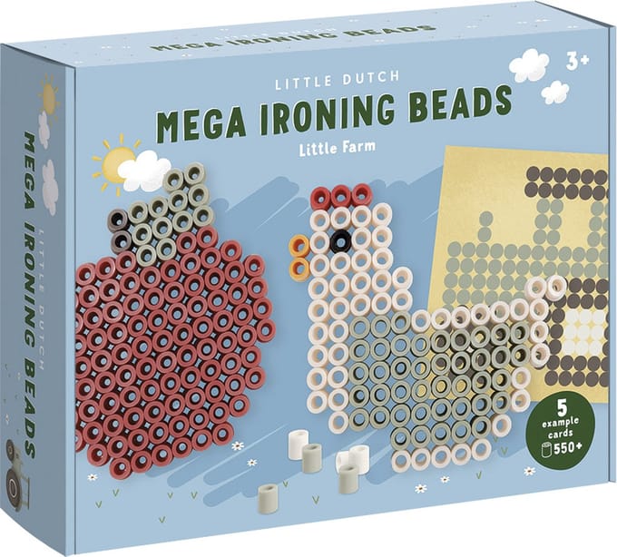 Little Dutch Maxi Iron-on Bead Set Little Farm