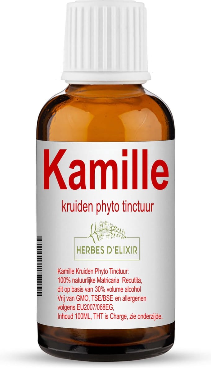 Herbes D'elixir Kamille Tinctuur - 100 ml - 1 stuk - Ondersteunt de weerstand