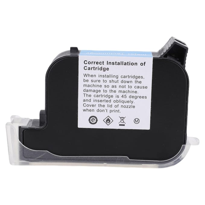 Handheld Inkjet Printer Cartridge Vervanging voor SC12 SC12T CP12 CP12W SC12KJ Rood Sneldrogend