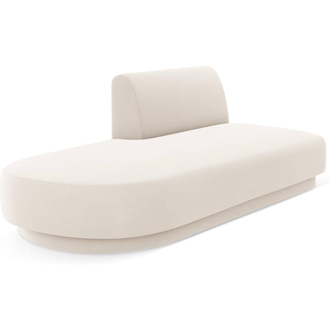 2-zits modulair zitelement Miley open linkerkant velvet | Micadoni Limited Edition