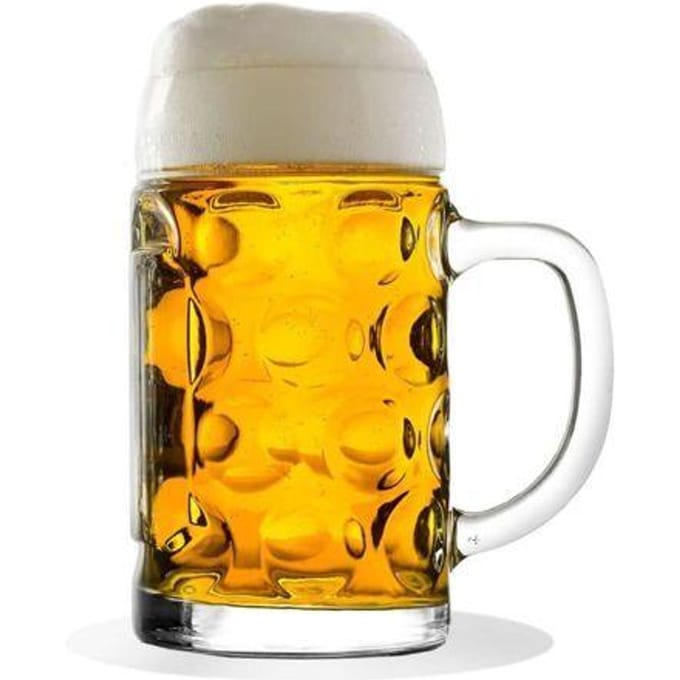 Bierglas - Bierglazen - Bierpullen - ISAR - 0,3 liter - set van 6 stuks