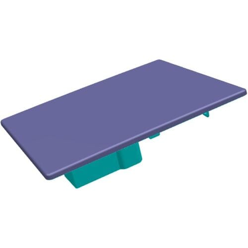 AEG ventilatordeksel, AEG, SS, 192x158mm 140220880037