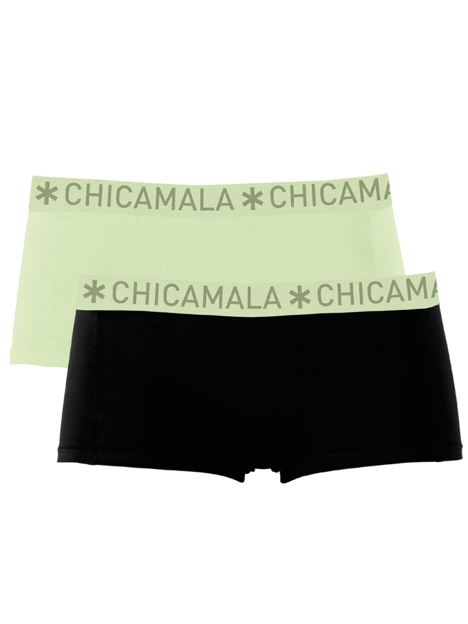 Chicamala Dames Boxershorts – 2 Pack – Ondergoed – Kleding – 95% Katoen – Normale Lengte – Dameskleding – Onderbroeken Dames