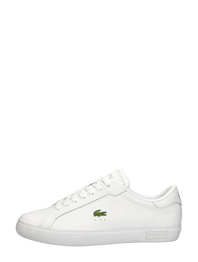 Lacoste POWERCOURT 125 2 SMA WHT/WHT Heren Sneakers - wit / wit