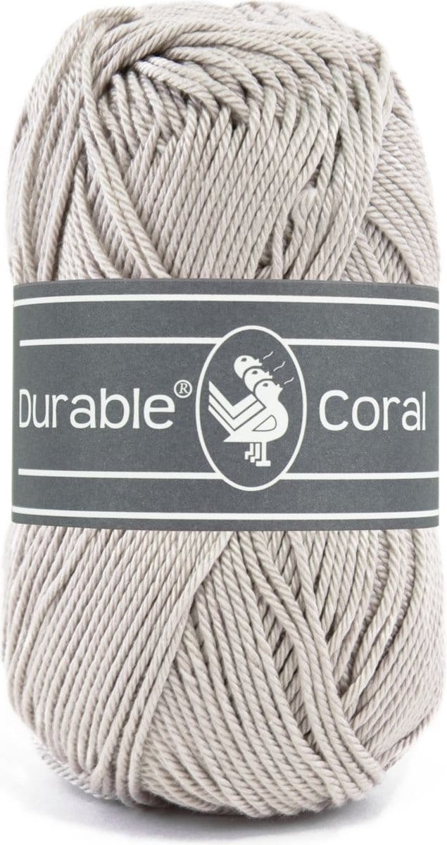 Durable Coral - 2213 bone - Gemerceriseerd Katoen Garen
