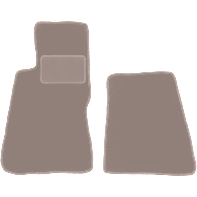 Beige velours vloermatten voor: Smart Roadster roadster (2002-2005)