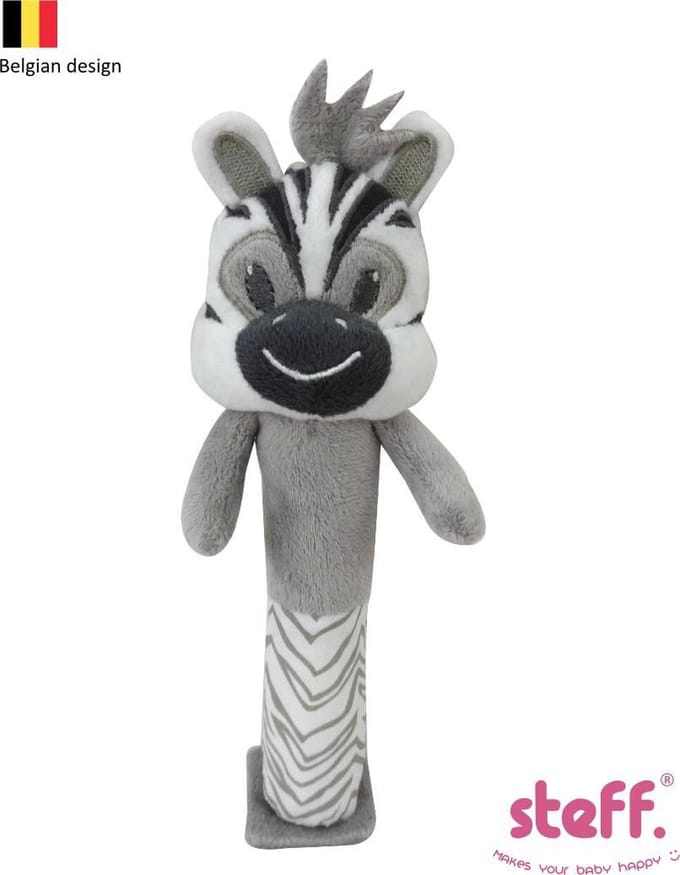 Stefano fashion - Zebra - knijpspeeltje
