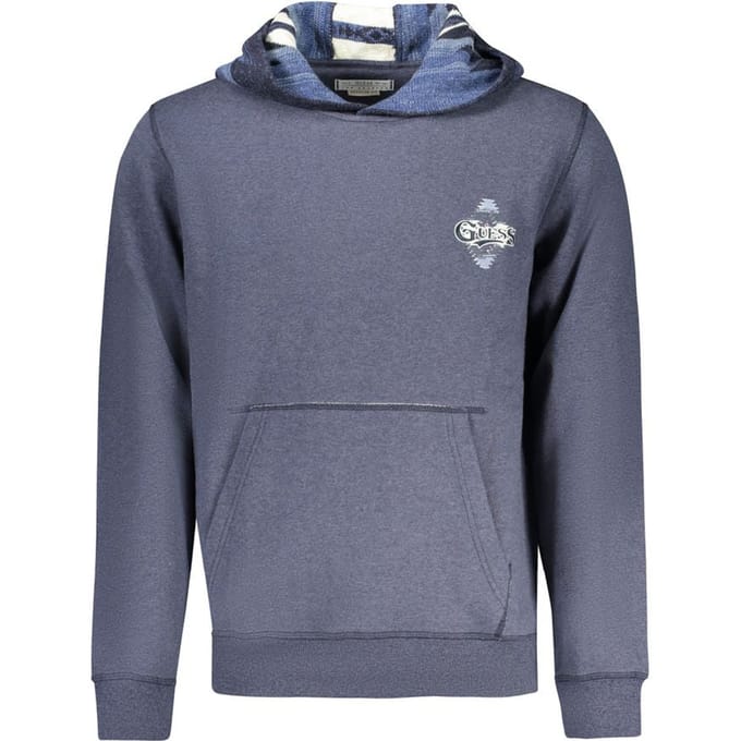 Guess Jeans Blauw Katoenen Heren Hoodie