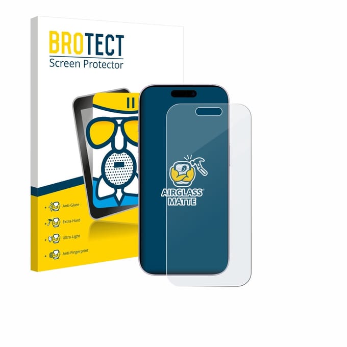 BROTECT - Screenprotector voor Apple iPhone 17 - Folie Beschermfolie Beschermglas matte