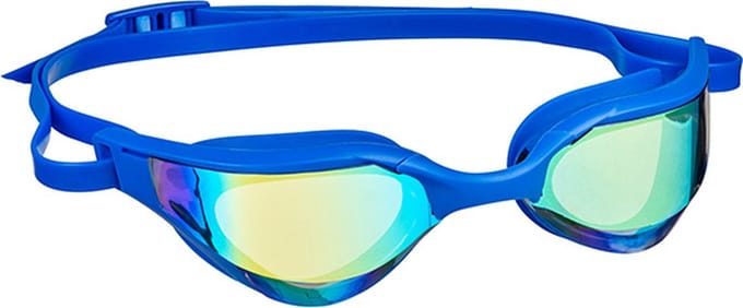 BECO zwembril Cadiz mirror - blauw