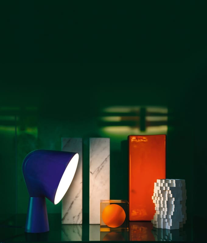 Foscarini - Binic tafellamp - blu - blauw