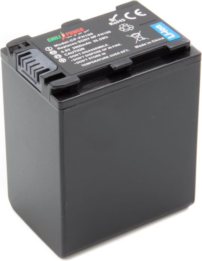 ChiliPower Sony NP-FH100 accu - 3900mAh