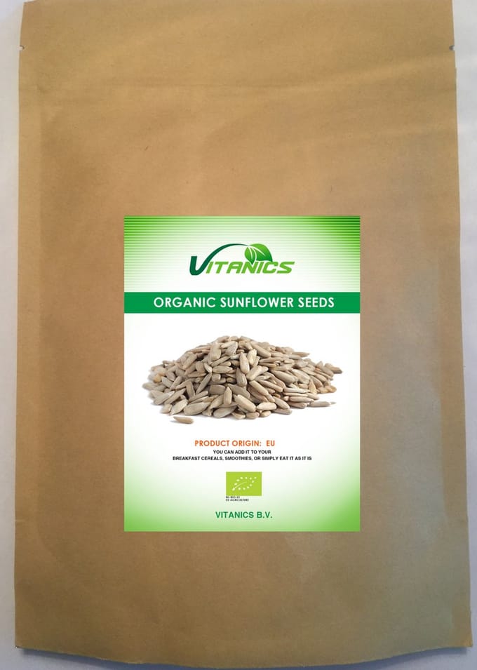 Biologische Zonnebloempitten 500g