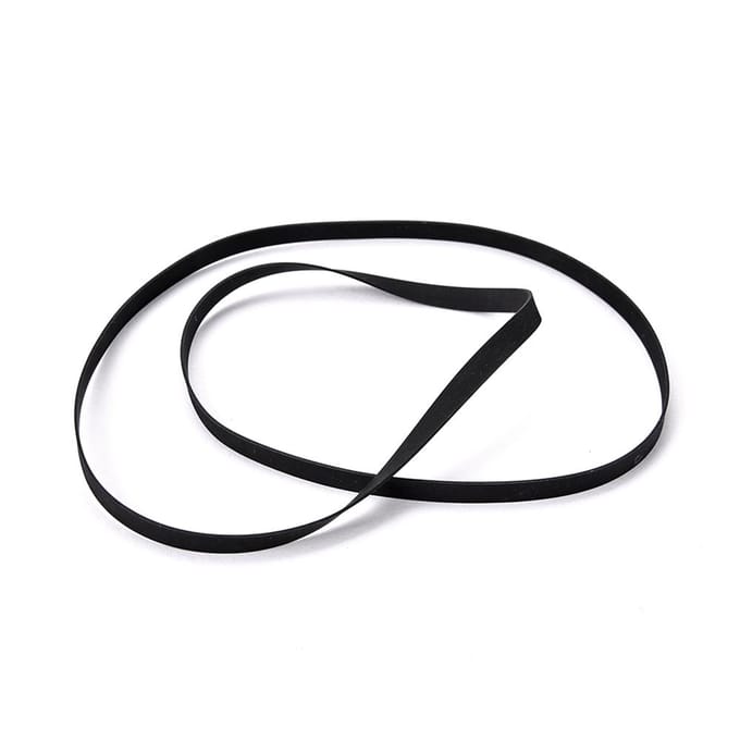 Rubberen draaitafelriem, platenspelerriem, omtrek 54 cm/21,3 inch Perimeter 40cm black