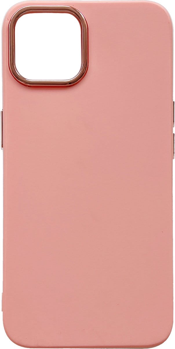 Casemania Hoesje Geschikt voor Apple iPhone 14 Plus - Roze - Shockproof Siliconen Back Cover