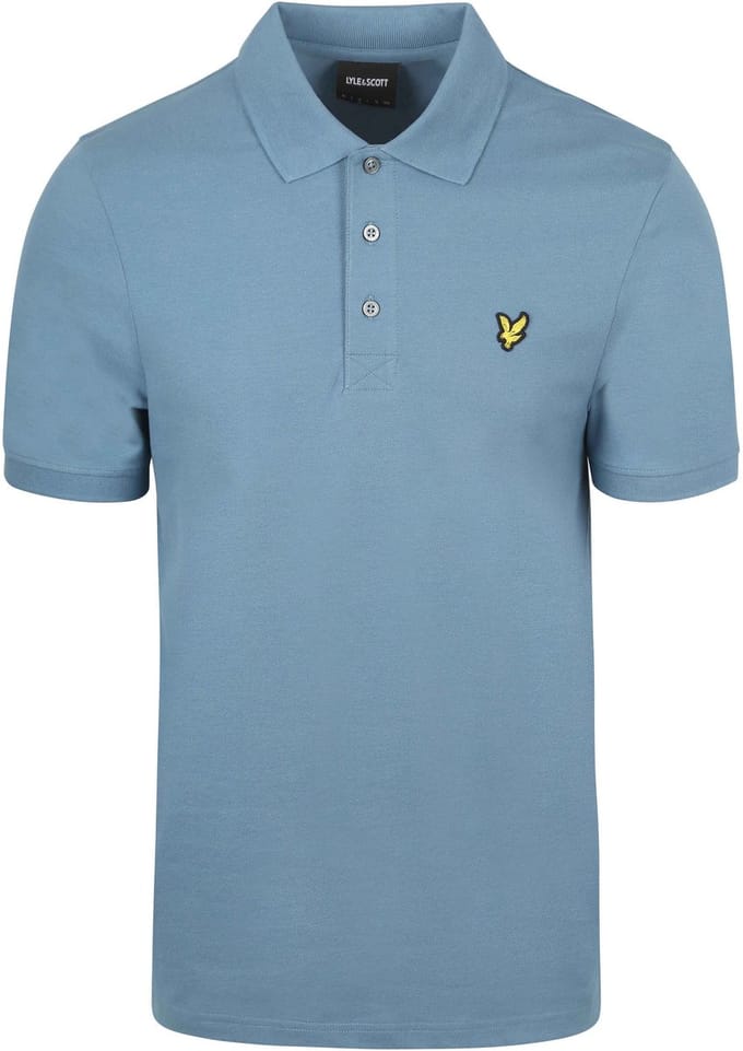 Lyle and Scott Polo Ocean Sky - Maat L - Heren