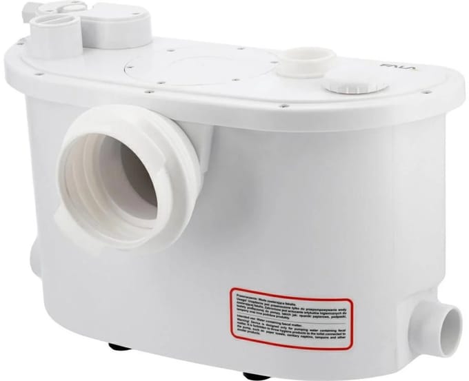 Fala Serie - WC Pomp - 400W - Snijmessen - Roestvrij Staal