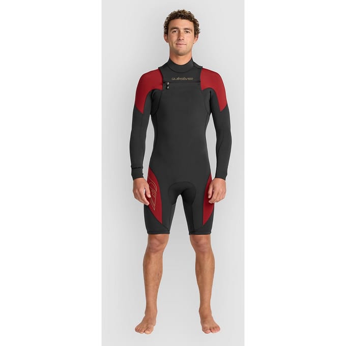 Shorty met Lange Mouwen Quiksilver 2/2 Mercury Front-Zip