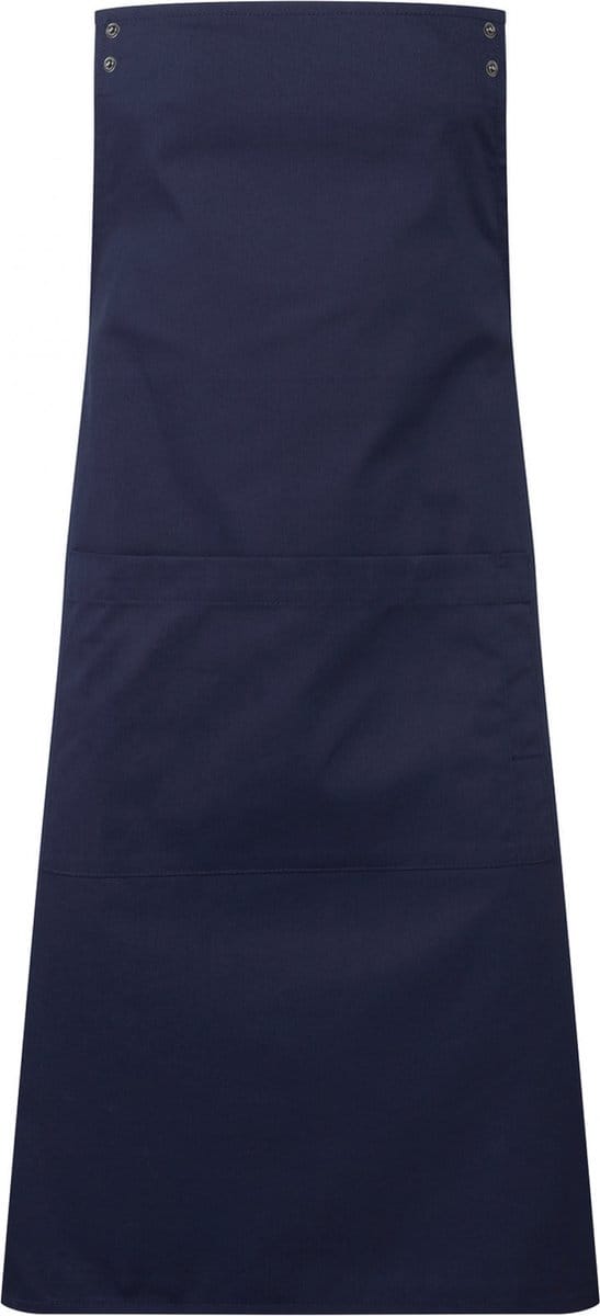 Schort/Tuniek/Werkblouse Unisex One Size Premier Navy 65% , 35% Katoen