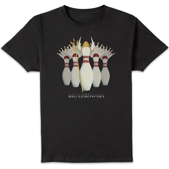 The Big Lebowski Pin Girls T-shirt - Zwart - M