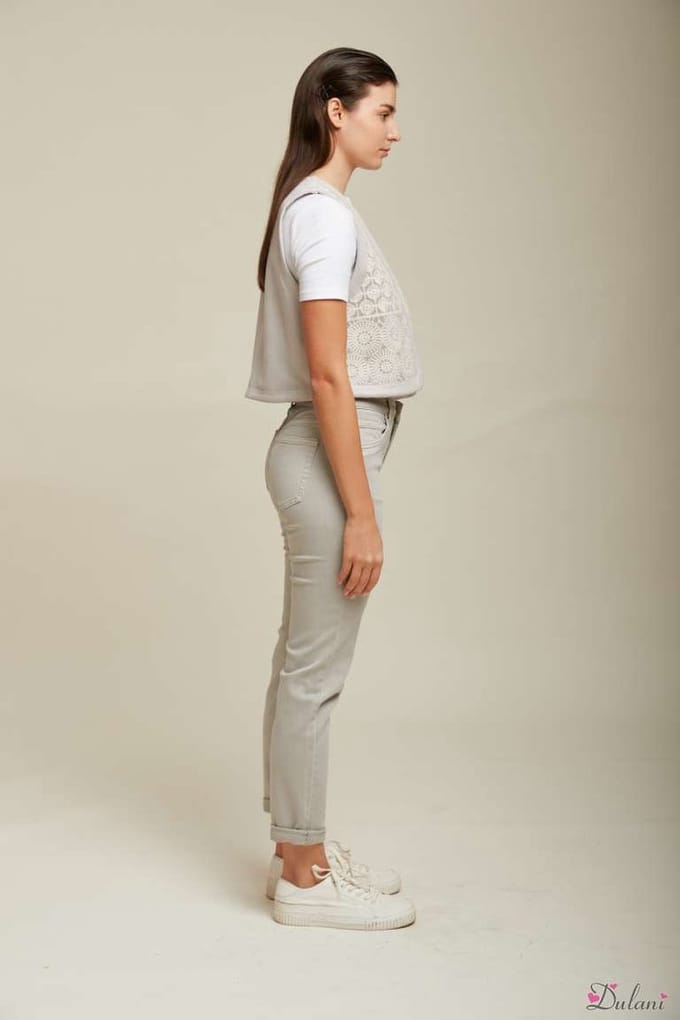 Broek Toxik3 normale taille regular fit grijs