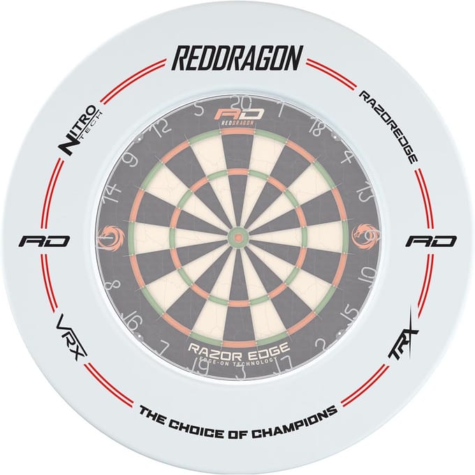 Dartbord Omranding Wit - Beschermrand voor Dartborden