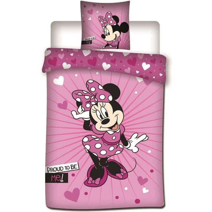 Disney Minnie Mouse Dekbedovertrek Proud - 140 x 200 cm - Polyester