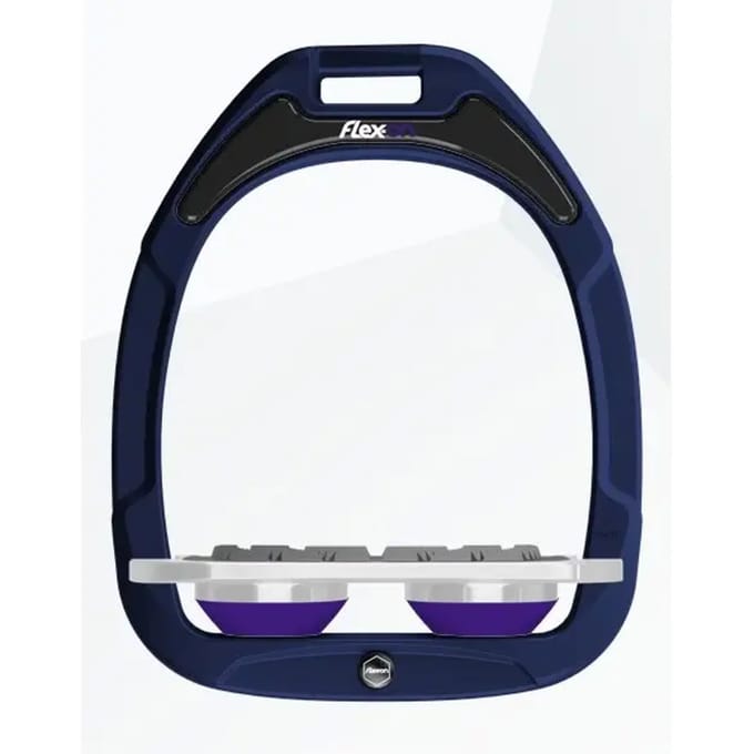 Platte Grip Marine/Grijs/Paarse beugels Flex-On Green Composite